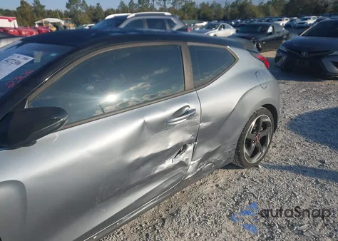 2019 Hyundai Veloster Turbo Ultimate from USA, damaged, VIN KMHTH6AB0KU004100